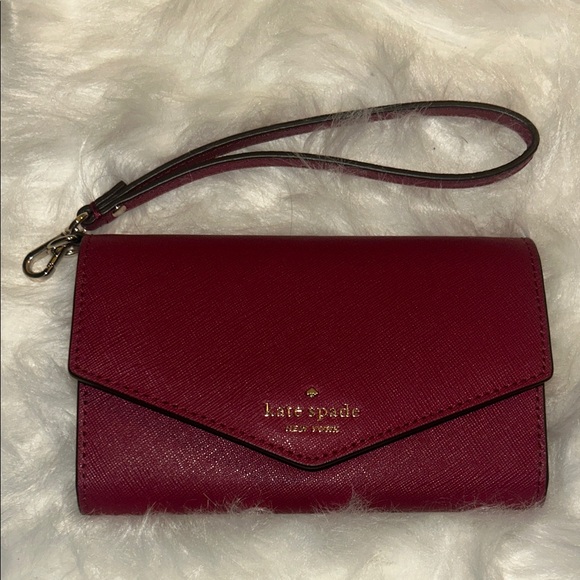 Kate Spade Raspberry Wristlet Clutch - Picture 4 of 4